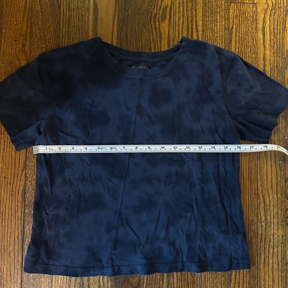 XS Athleta Crop Workout T-Shirt